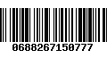 Código de Barras 0688267150777