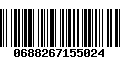 Código de Barras 0688267155024