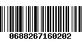Código de Barras 0688267160202