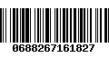 Código de Barras 0688267161827