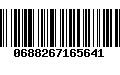 Código de Barras 0688267165641