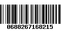 Código de Barras 0688267168215