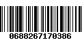 Código de Barras 0688267170386