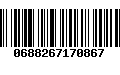 Código de Barras 0688267170867