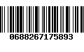 Código de Barras 0688267175893