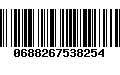 Código de Barras 0688267538254