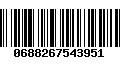Código de Barras 0688267543951