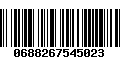 Código de Barras 0688267545023
