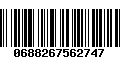 Código de Barras 0688267562747