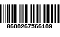 Código de Barras 0688267566189