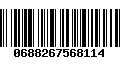 Código de Barras 0688267568114