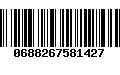 Código de Barras 0688267581427