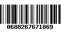 Código de Barras 0688267671869