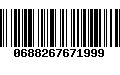 Código de Barras 0688267671999