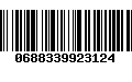 Código de Barras 0688339923124