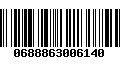 Código de Barras 0688863006140