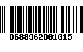 Código de Barras 0688962001015