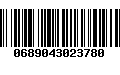 Código de Barras 0689043023780