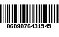 Código de Barras 0689076431545