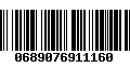 Código de Barras 0689076911160