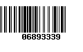 Código de Barras 06893339