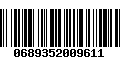 Código de Barras 0689352009611