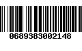 Código de Barras 0689383002148