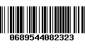 Código de Barras 0689544082323
