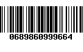 Código de Barras 0689860999664