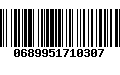 Código de Barras 0689951710307