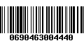 Código de Barras 0690463004440