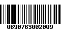 Código de Barras 0690763002009