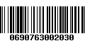 Código de Barras 0690763002030