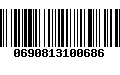 Código de Barras 0690813100686