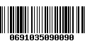 Código de Barras 0691035090090