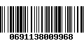 Código de Barras 0691138009968