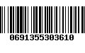 Código de Barras 0691355303610