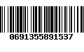 Código de Barras 0691355891537