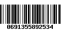 Código de Barras 0691355892534