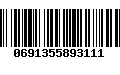 Código de Barras 0691355893111