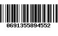 Código de Barras 0691355894552