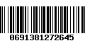 Código de Barras 0691381272645