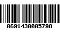 Código de Barras 0691430005798