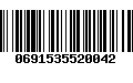 Código de Barras 0691535520042