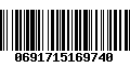 Código de Barras 0691715169740