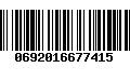 Código de Barras 0692016677415