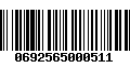 Código de Barras 0692565000511