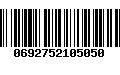 Código de Barras 0692752105050