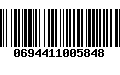 Código de Barras 0694411005848