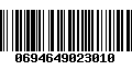 Código de Barras 0694649023010